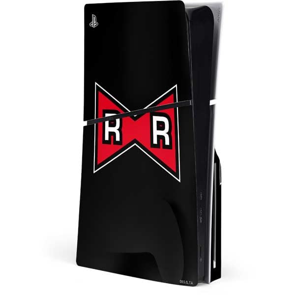 Skinit Decal Gaming Skin Compatible with PS5 Slim Disk Console - Officially Licensed Dragon Ball Z Goku Iconic Kanji Symbol Design