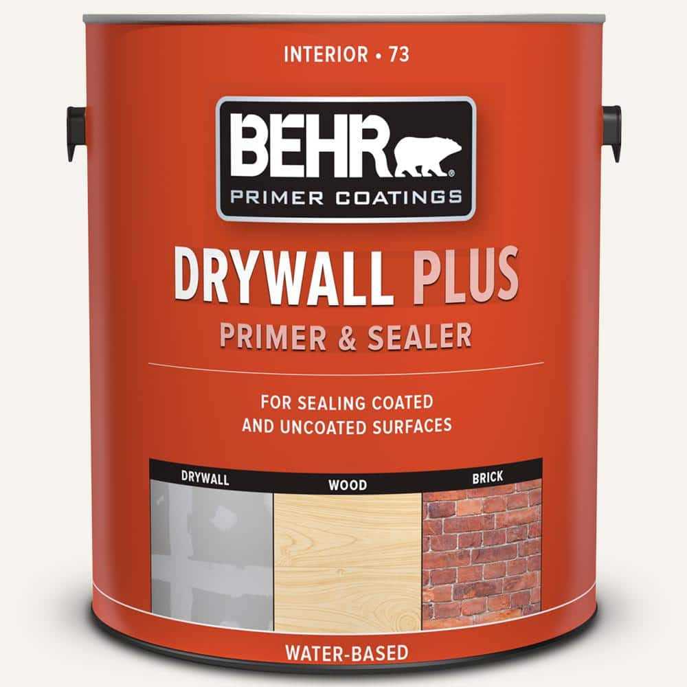 BEHR 1 gal. White Acrylic Interior Drywall Plus Primer and Sealer - Shop Hardware Tools Online Store