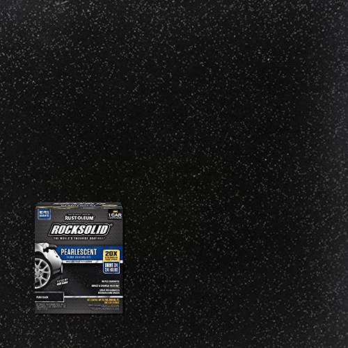 Rust-Oleum 306325 RockSolid Pearlescent 1 Car Garage Floor Coating Kit, Pearl Black