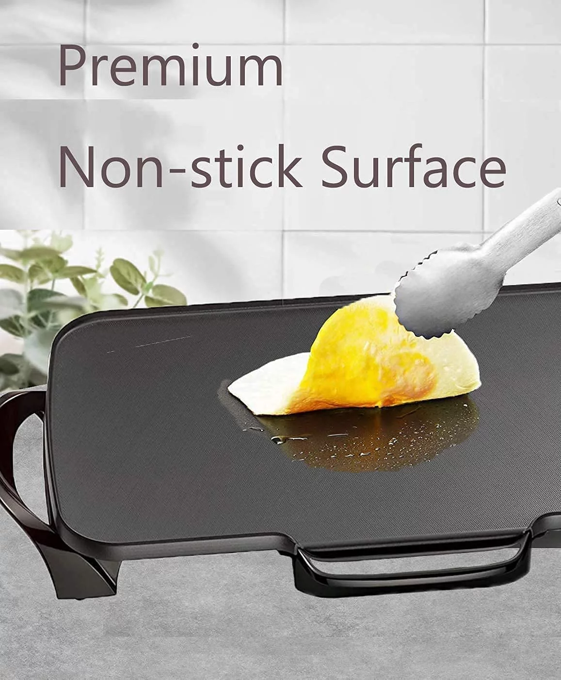Extra-Large Nonstick Electric Griddle 22-Inch, with Removable Handles