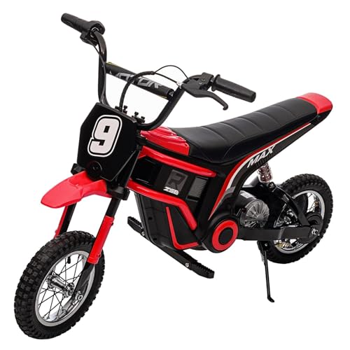 Kids Electric Dirt Bike, 24-Volt 350-Watt Electric Motorcycle, Up to 14.29 MPH, for Kids 8-14, 3-Speed Modes, Maximum Load 135 Lbs.