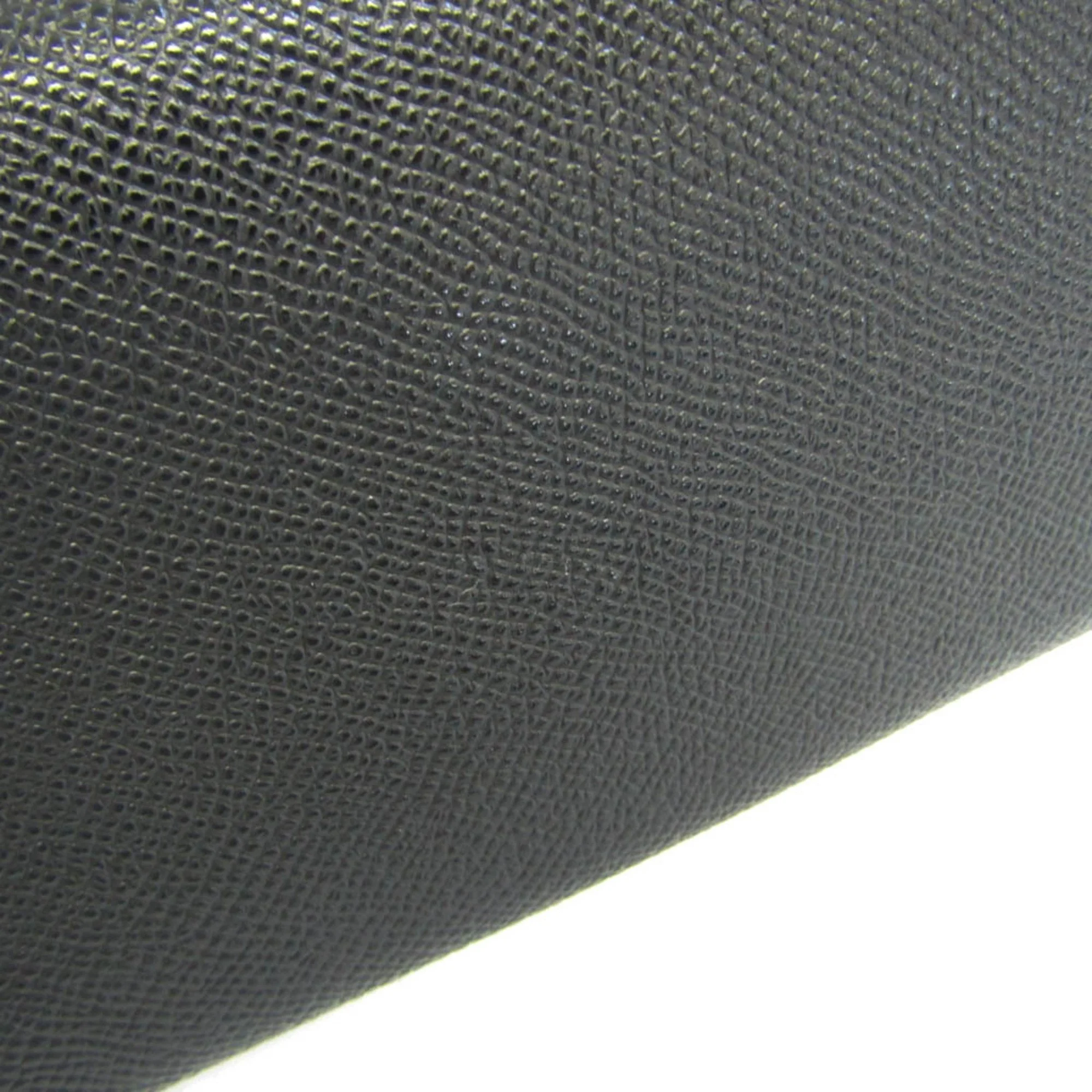 Pre-Owned Bvlgari Bvlgari Bvlgari 30412 Men's Leather Long Wallet (bi-fold) Black (Good)