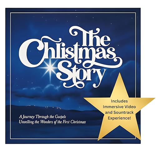 The Christmas Story Book with Immersive Video & Soundtrack - A New Family Tradition. Nativity Story Book about Jesus - Perfect Christian Gift for Religious Families and Kids
