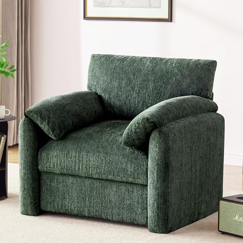 Chenille Oversized Armchair, 38.6