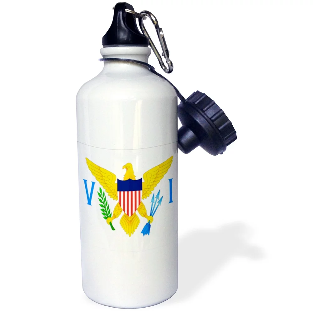 Virgin Islands Flag 21 oz Sports Water Bottle wb-31608-1