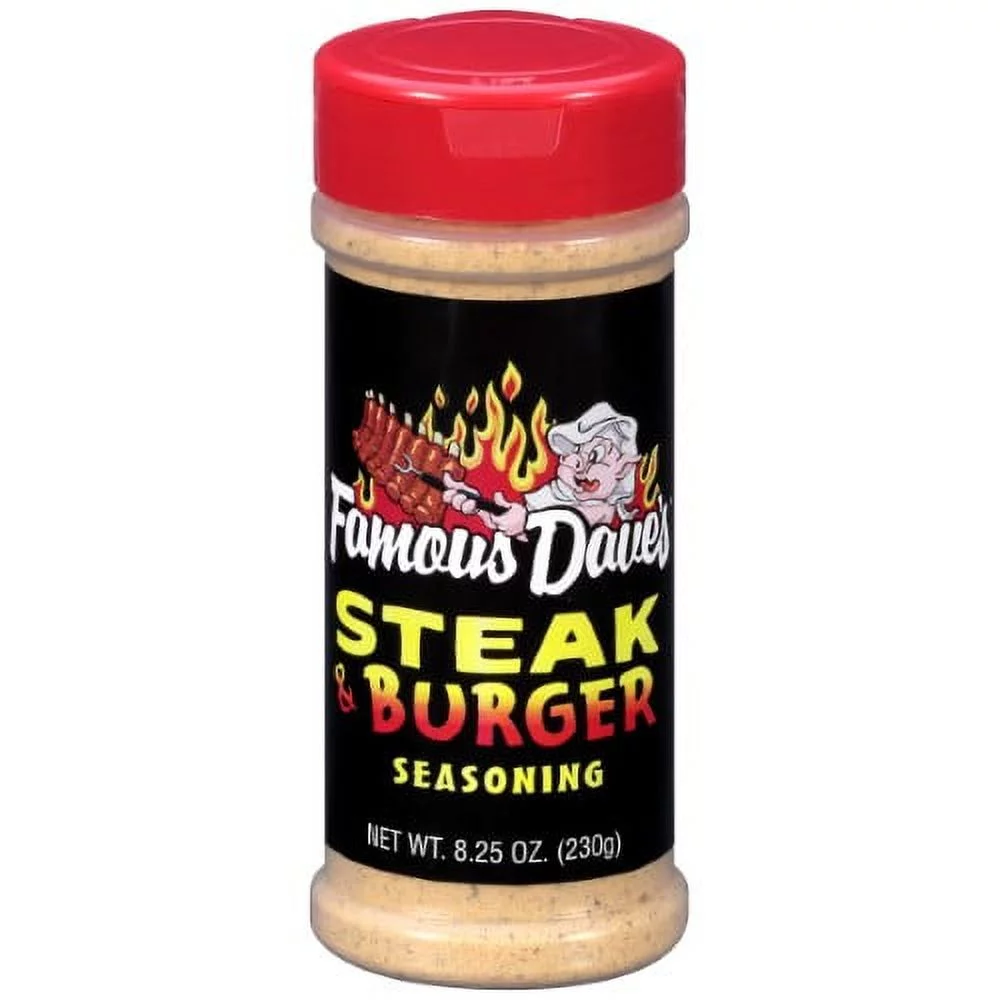 Famous Daves Seasoning Steak Burger (Pack of 48)