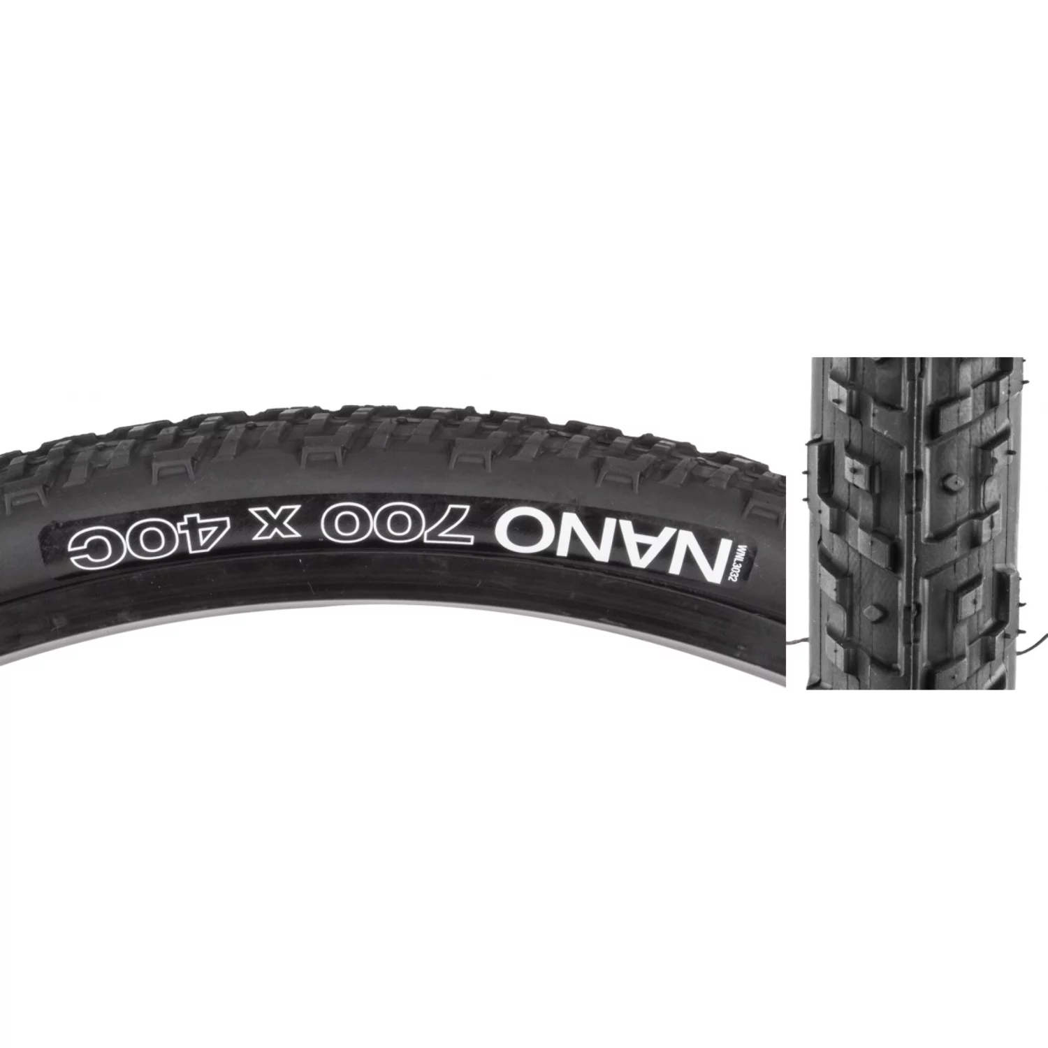 WTB Nano 40 Tire700 x 40 TPI 27 Clincher Wire Black Reflective Mountain Bike
