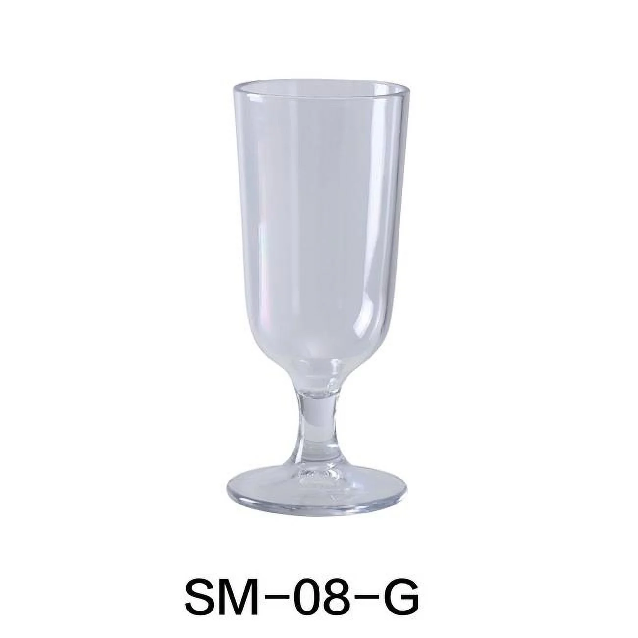 8 oz Stemware Goblet Glass, Clear - 3 x 5.5 in. - Pack of 24
