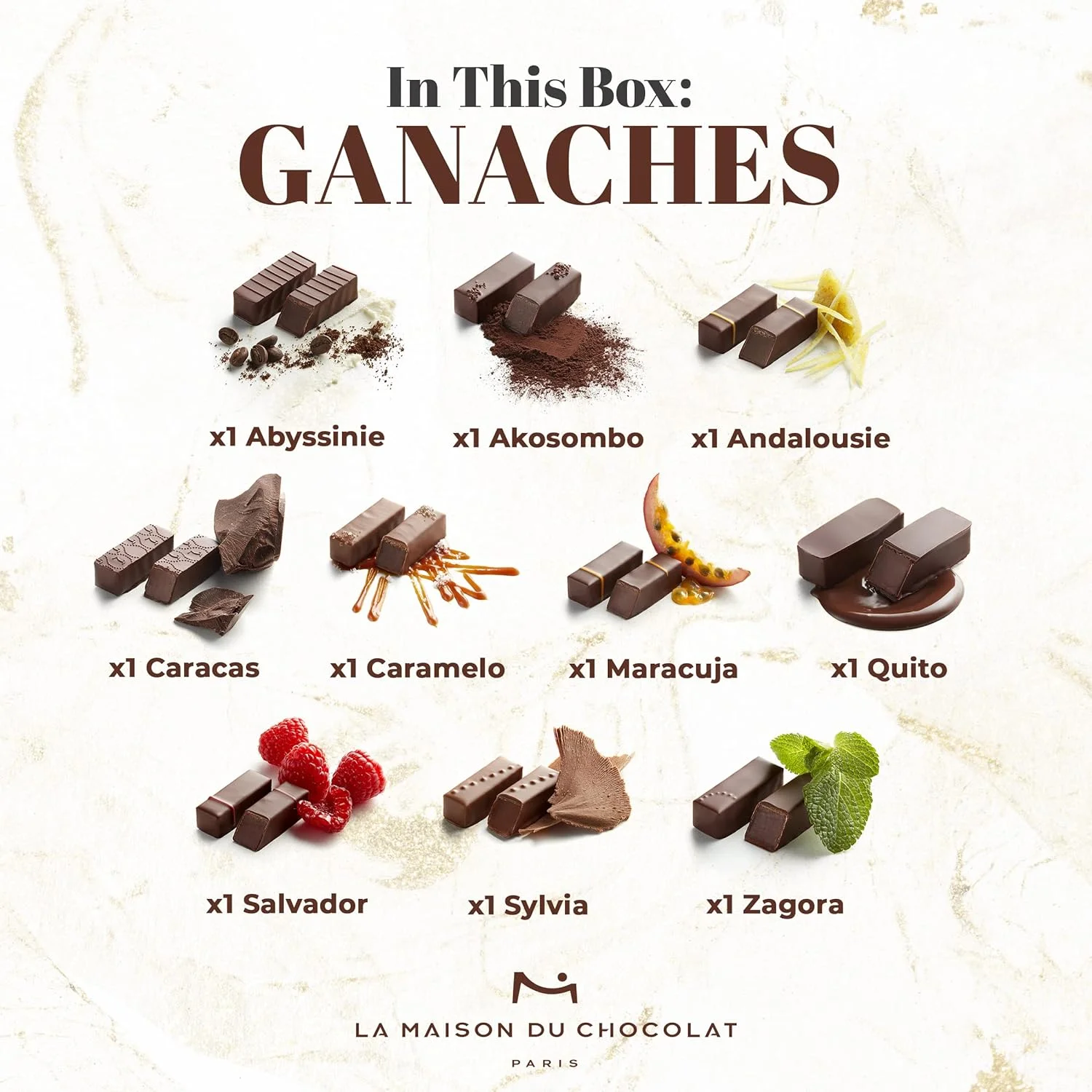 Premium Dark And Milk Chocolate Gift Box - 16Pcs Gourmet French Chocolate