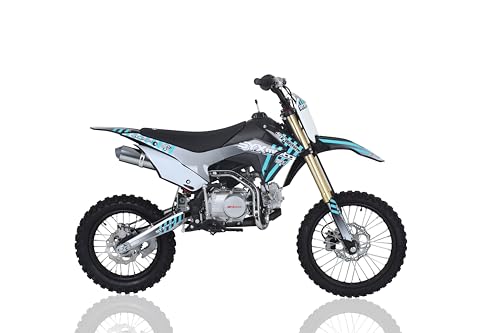 SYX MOTO Whip 125cc Kick Start Dirt Bike 4-Stroke Gas Powered Off Road Pit Bike, BLACK/PINK