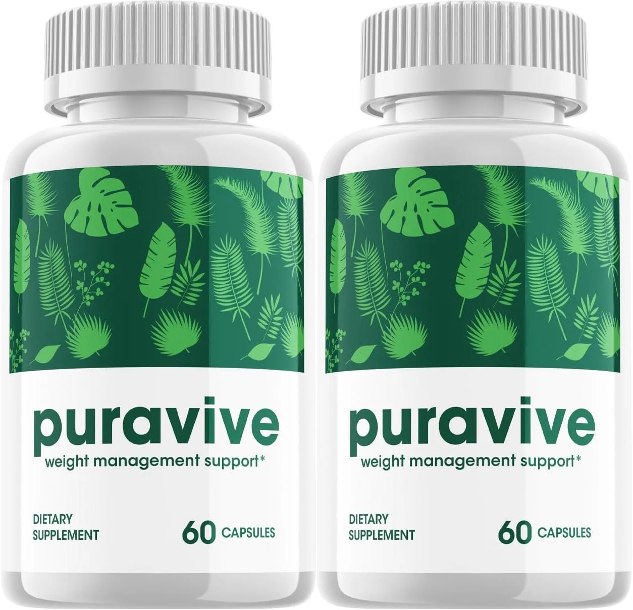 2 Pack Puravive Extra Strength Pills - Official - Keto Puravive Advanced Formula Raspberry Ketone Dietary Support Supplement PureViva Men Women 120 Capsules