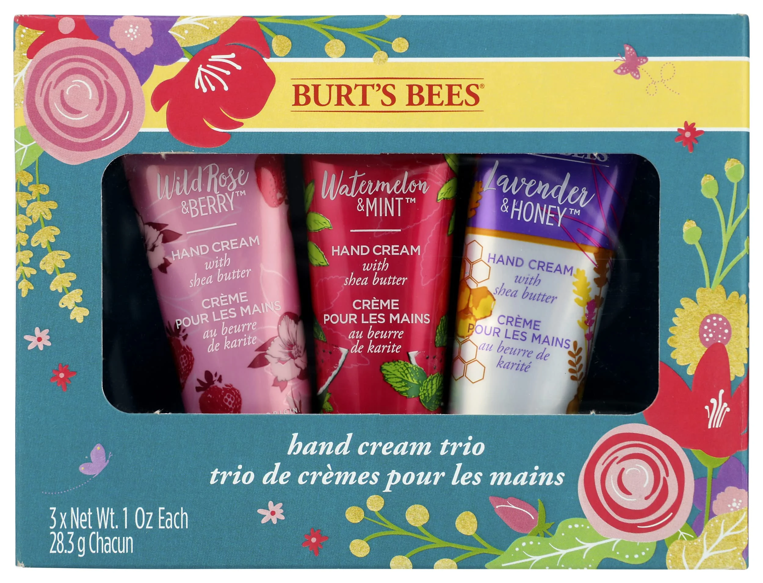 Burts Bees Hand Cream Trio Gift Set, 3 Ct