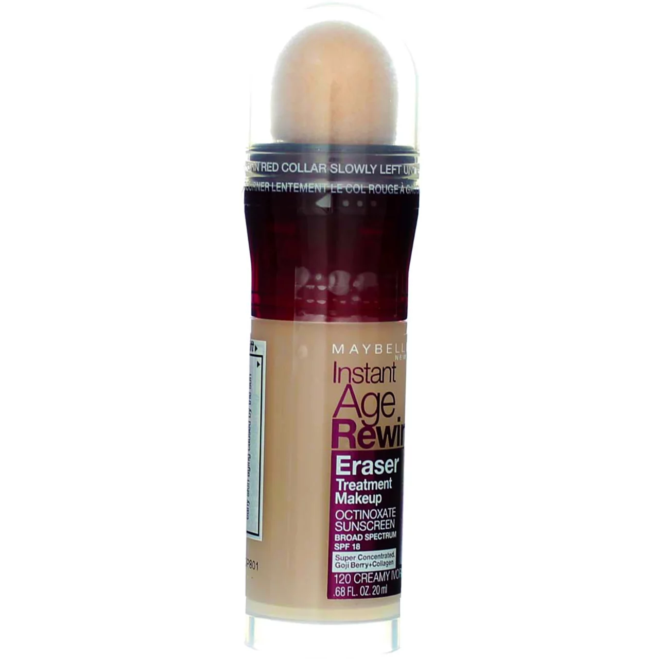 Maybelline New York Instant Age Rewind Eraser Treatment Makeup, Creamy Ivory [120] 0.68 oz - (Pack of 3)