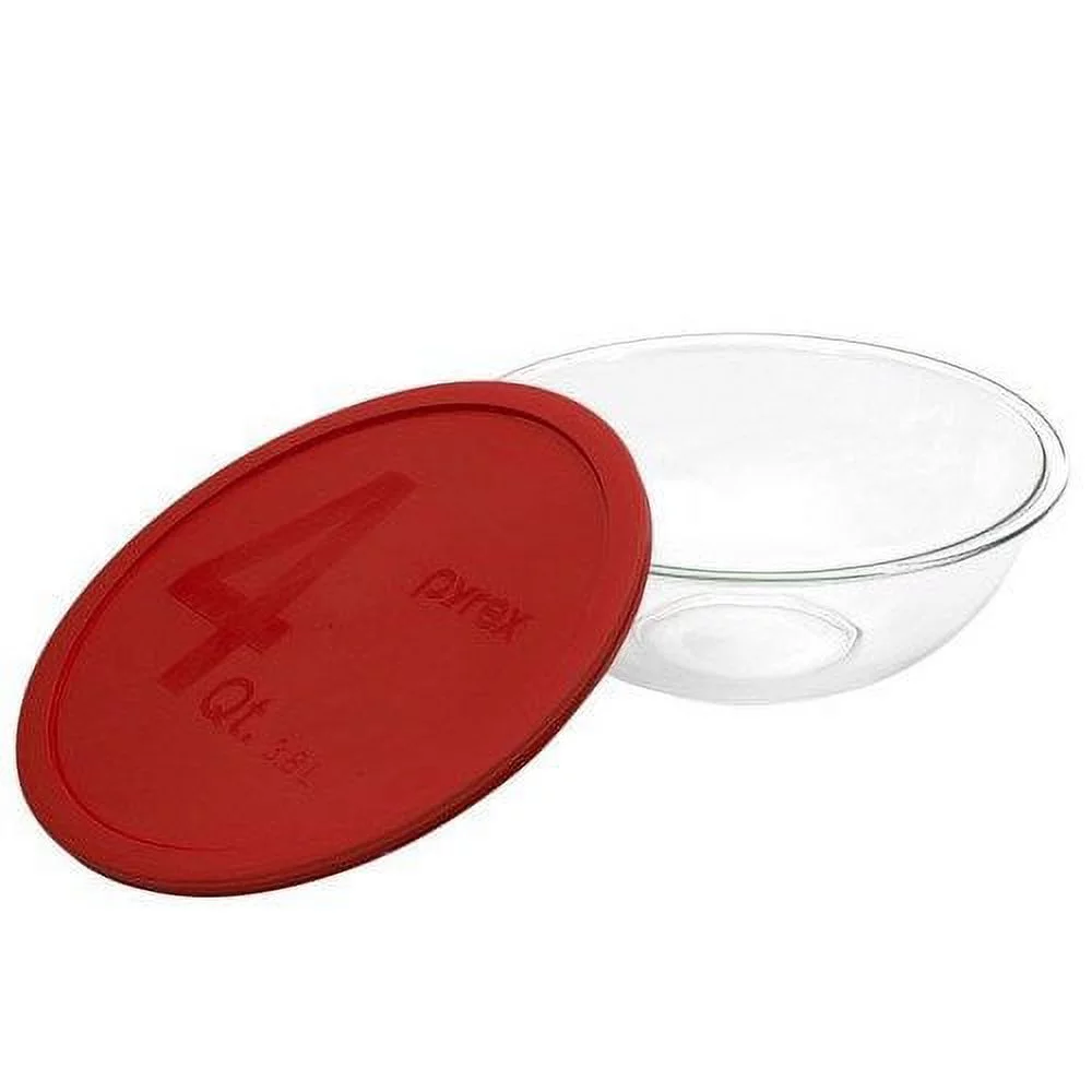 Pyrex Smart Essentials 4-Quart Glass Mixing Bowl (Pack of 2)