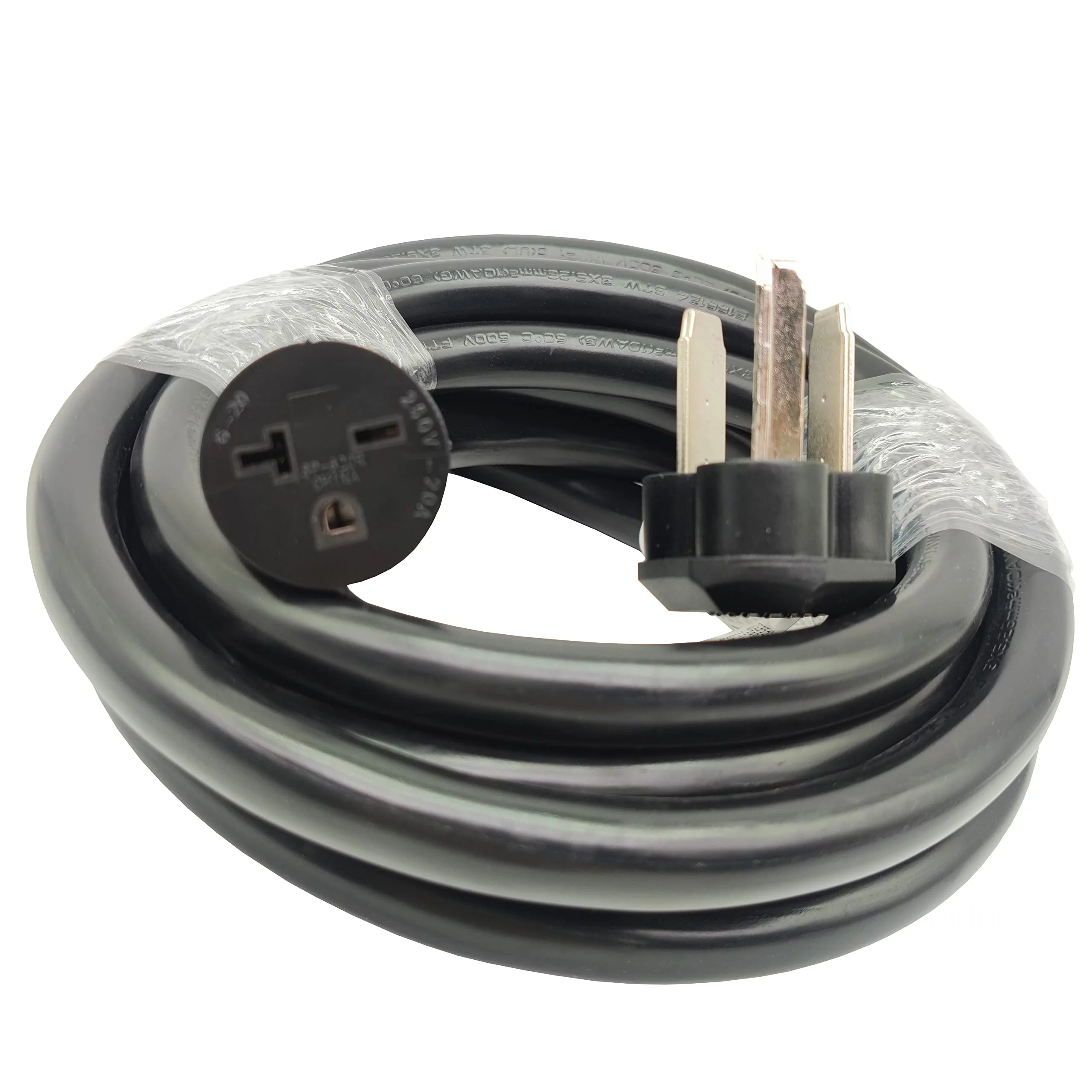 Parkworld 63777 Dryer 10-30 Plug Male to A/C 6-15 (6-20 T-Blade) Receptacle Female Adapter Cord, 15FT