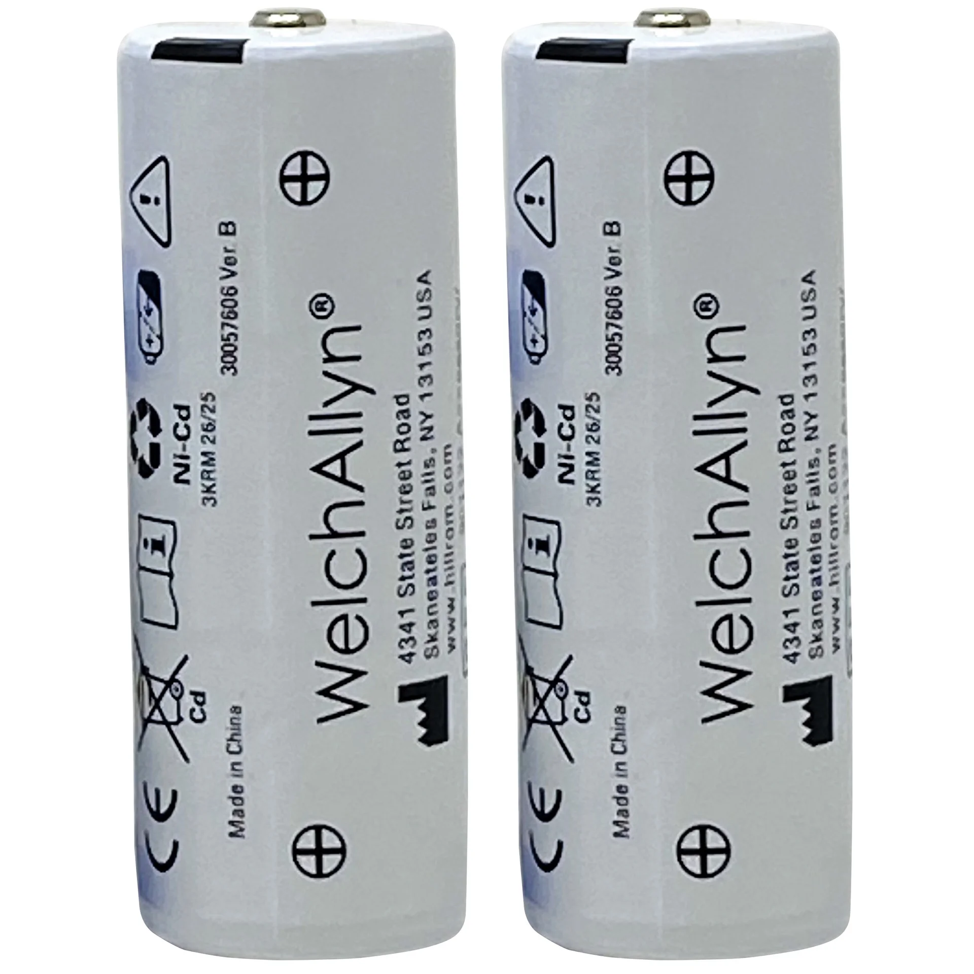 Welch Allyn 72200 3.5V Replacement Rechargeable Battery - 2 Packs