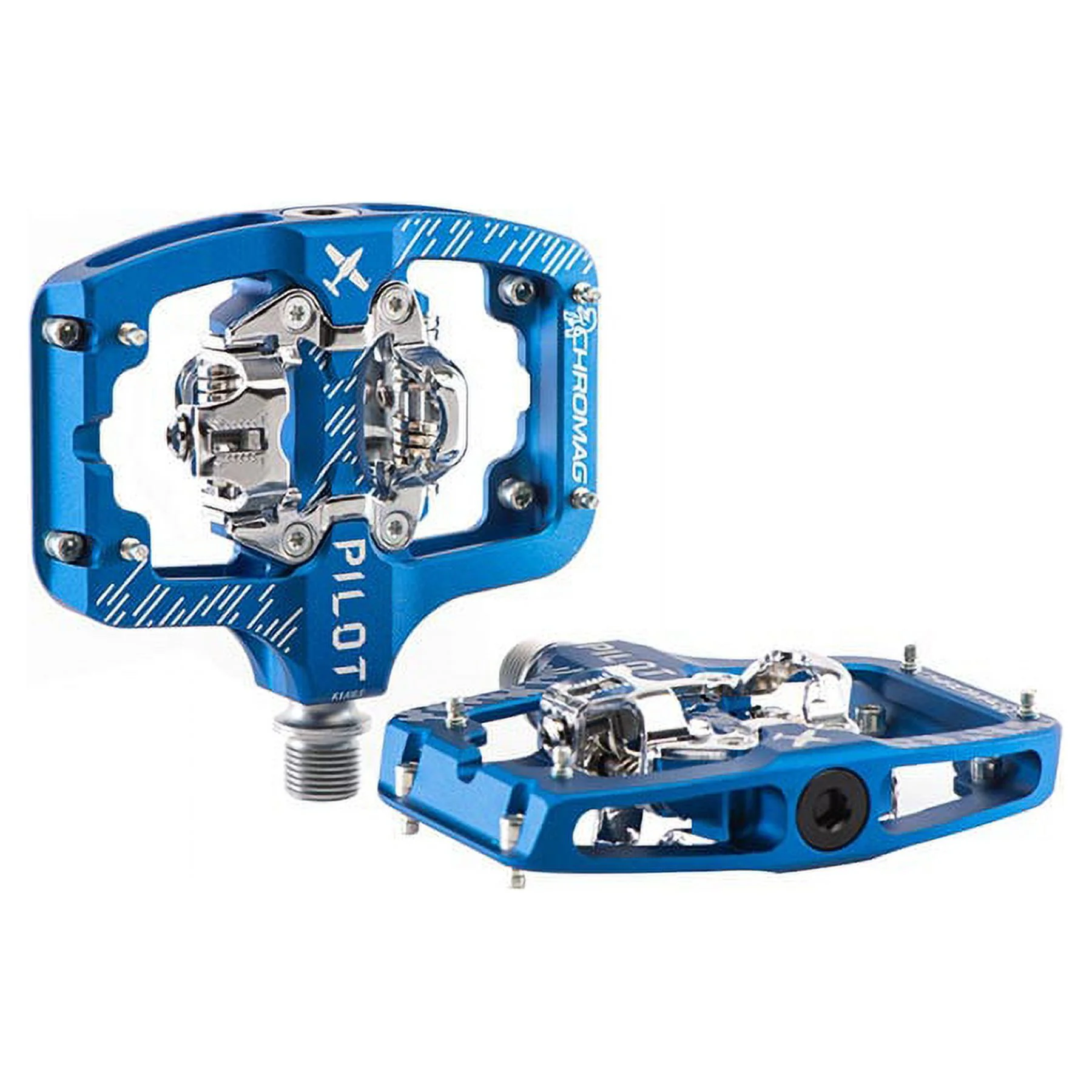 Chromag Pilot Pedals Body: Alloy Spindle: Cr-Mo 9/16'' Blue