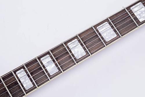 GROTE Jazz Electric Guitar Hollow Body Chrome Hardware P90 pickup (RED)