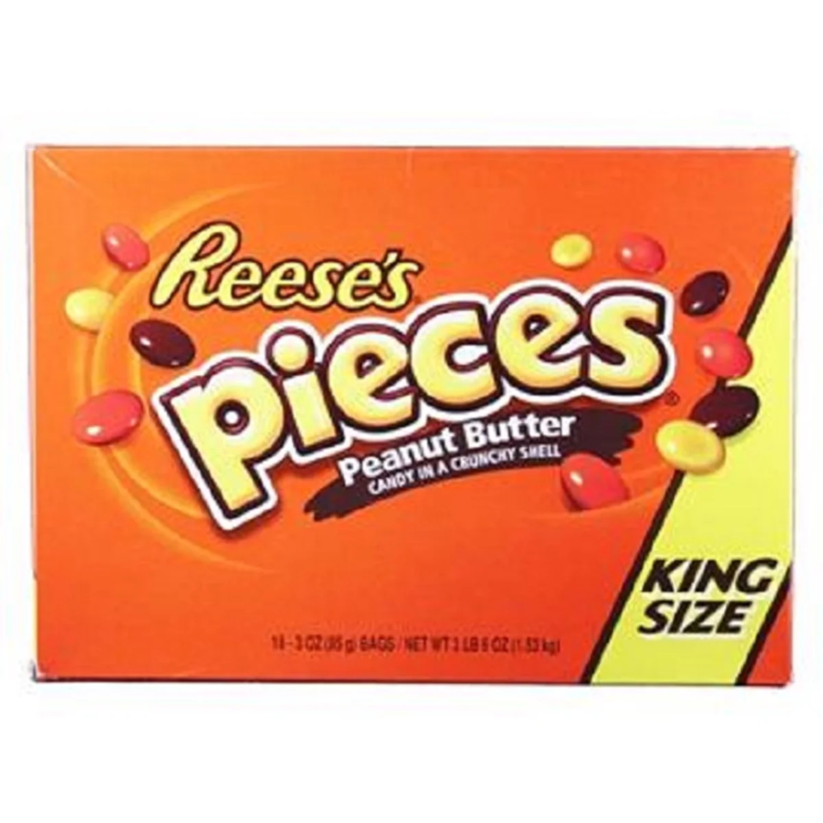 Reeses, King Size Pieces, Count 18 (3 oz) - Chocolate Candy / Grab Varieties & Flavors