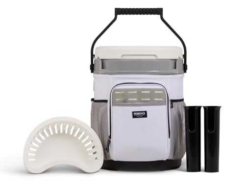Igloo Coolers Marine Series, Insulated Portable Hard Side Cooler Ice Chest, Great for Fishing, Camping, Boating, & More