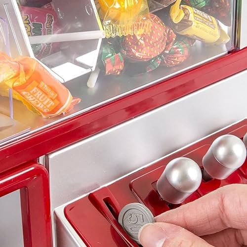 Etna Mini Arcade Claw Machine Game with Lights & Sounds, 14 Inch x 10 Inch, Red