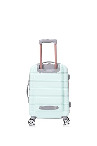 Rockland Melbourne Hardside Expandable Luggage with Spinner Wheels, 2TONENAVY, 2 Piece (20/28)