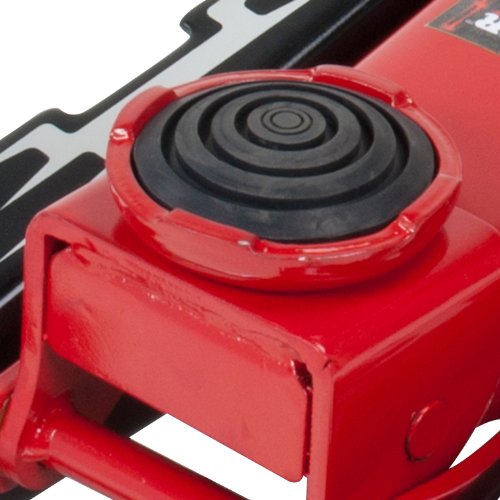 Blackhawk B6350 Black/Red Fast Lift Service Jack - 3.5 Ton Capacity, 28 1/2