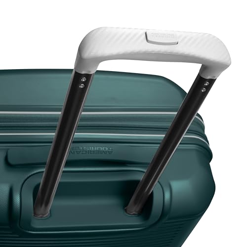 American Tourister Stratum 2.0 Expandable Hardside Luggage with Spinner Wheels, Purple Haze, Carry-on