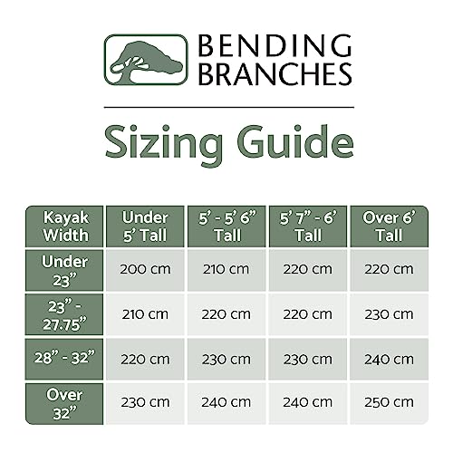 BENDING BRANCHES Whisper 2-Piece Recreational Kayak Paddle