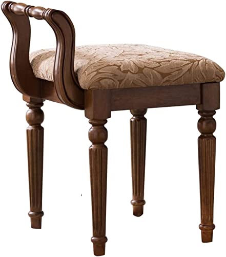 Makeup Vanity Stool Chair for Makeup Room Bedroom, Vanity Benches Dressing Stool backrest Bedroom Stool Desk Stool Dressing Table Chair Foot Stool