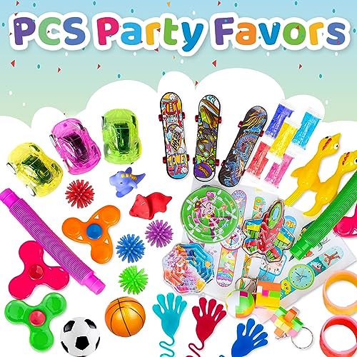 Hhobby Stars 210 PCS Party Favors Toy Assortment for Kids,School Classroom Rewards and Carnival Prizes, Pinata Filler Toys Kids Birthday Party, Bulk Treasure Box Boys Girls
