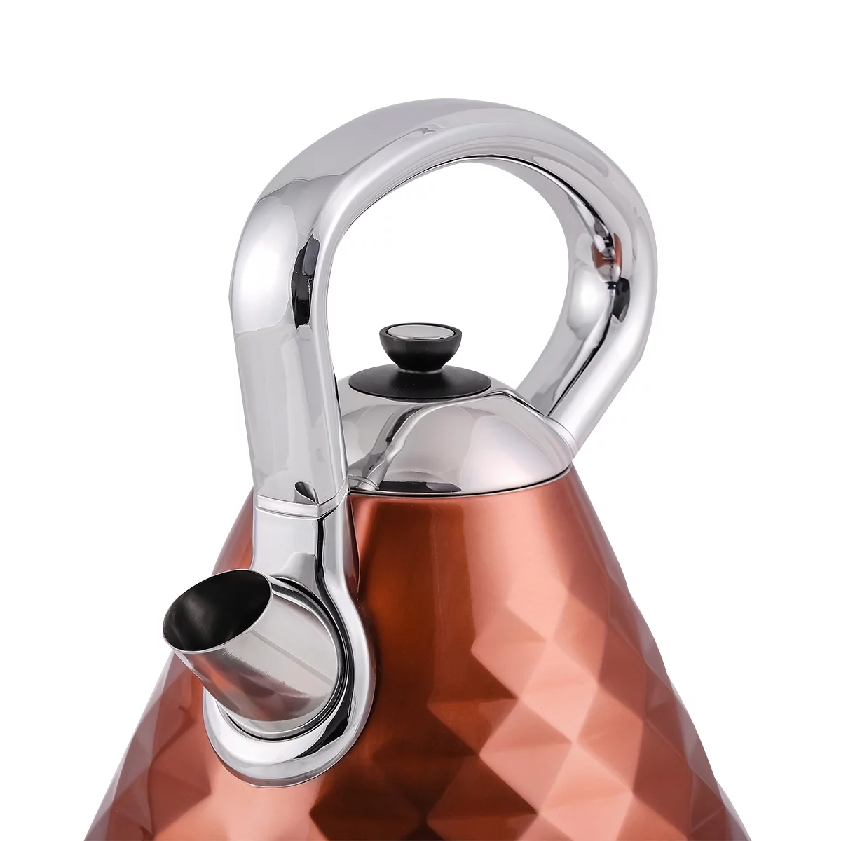 OVENTE 1.7 L Electric Kettle Hot Water Boiler, Automatic Shutoff, Coffee/Tea Maker, Copper KS755CO