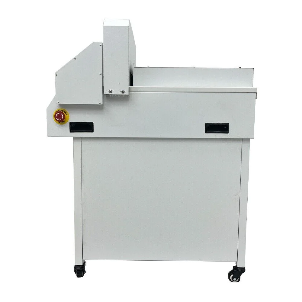 PreAsion Electric Heavy Paper Cutter 17.7''/45cm CNC Paper Cutting Machine Double Key Cutting 110V