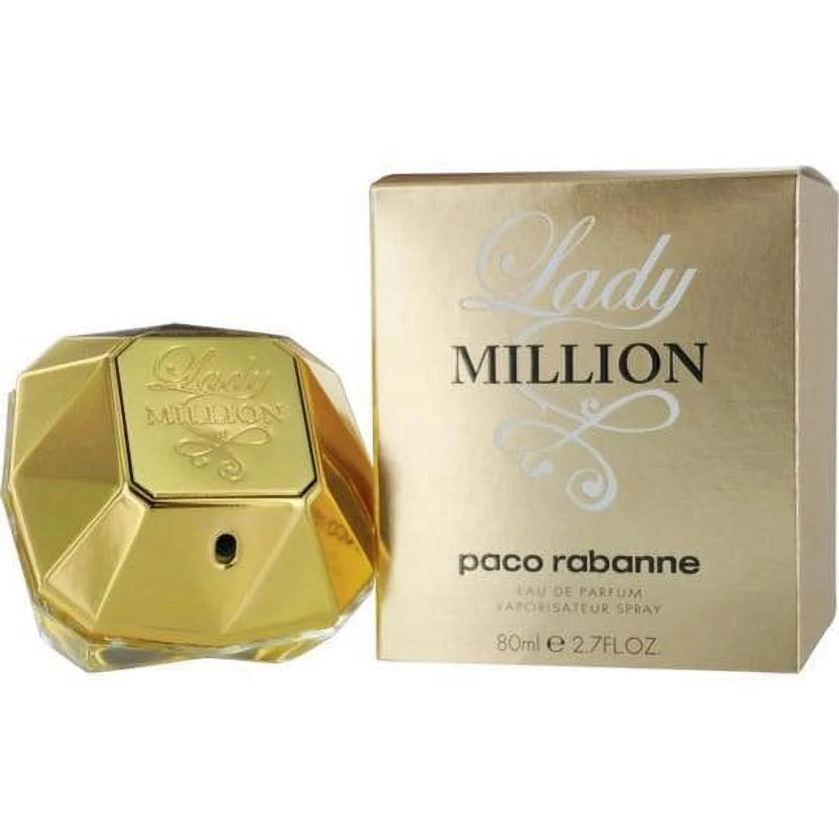 (pack 4) Lady Million Eau De Parfum Spray By Paco Rabanne2.7 oz