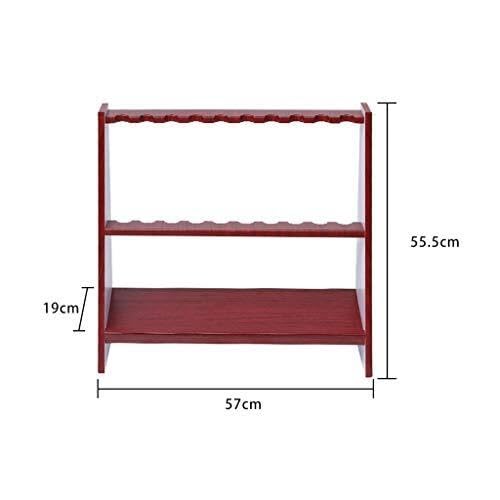 Wall-Mounted Pool Cue Rack - 10 Holes Billiard Stick Holder, Wooden Vertical Storage, Easy Install for Game Rooms & Billiard Centers, Durable Cue Organizer