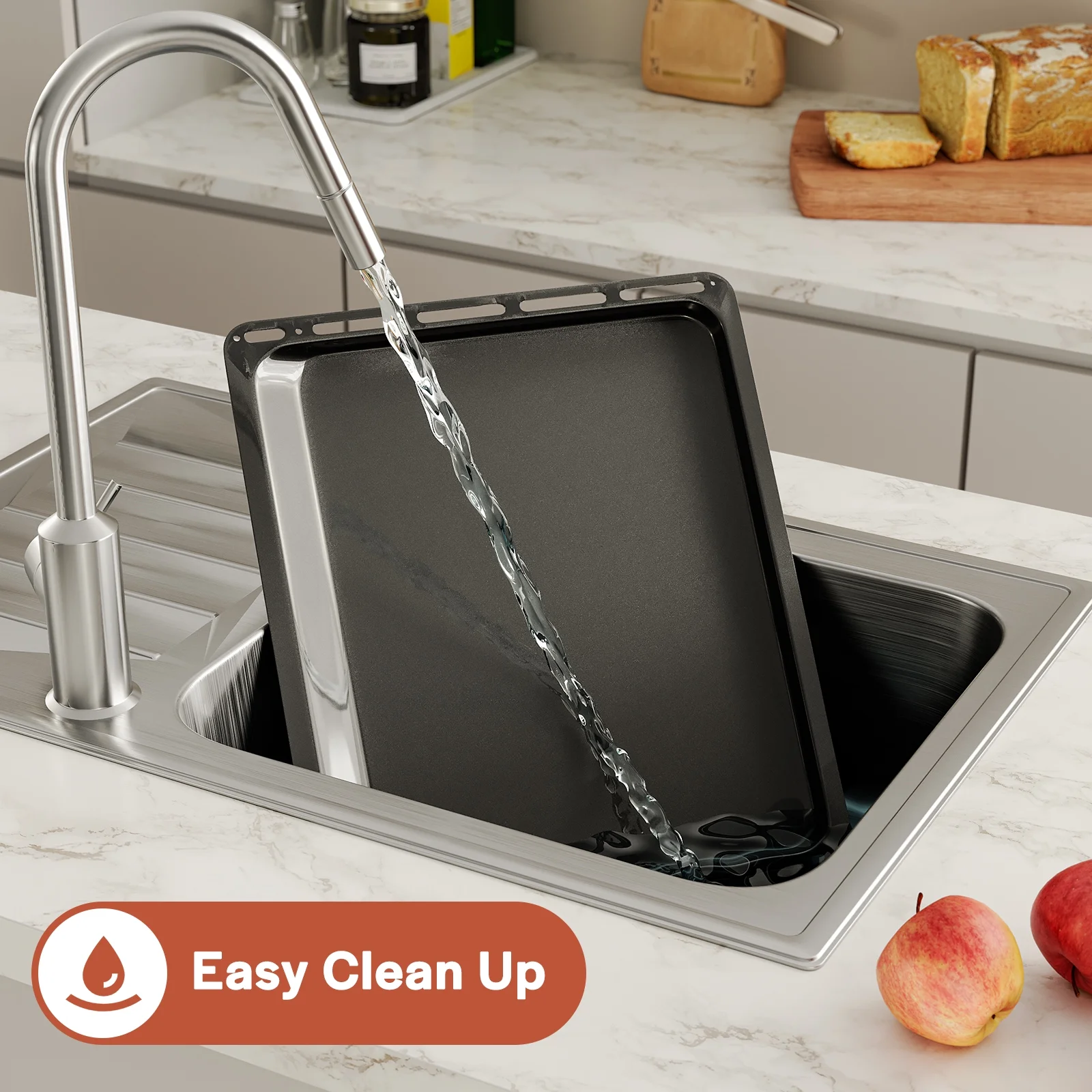 Black Oven Broiling Pan fits Empava 24 