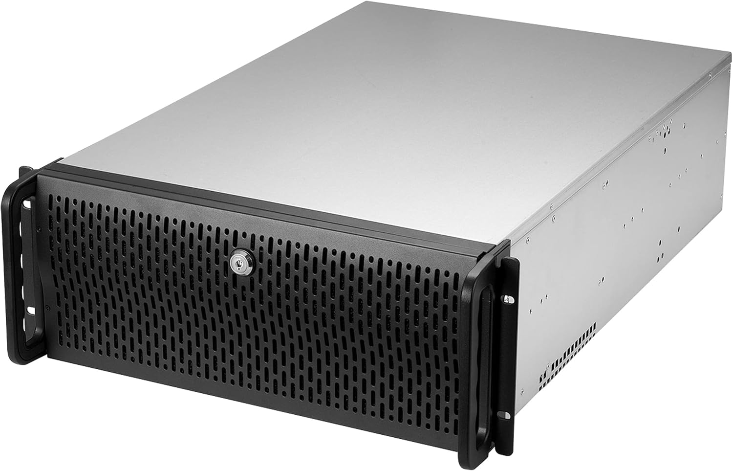 Rosewill 4U Server Chassis 11 Bay Server Case 8X 3.5 + 3X 5.25 HDD, E-ATX, Rackmount Server Case, Include Front 5X 120mm Fans Rear 2X 80mm Fans Metal Rack Mount Computer Case 25 Deep, RSV-L4000U