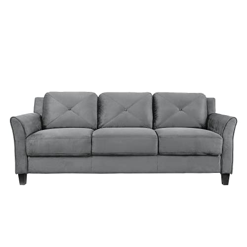 Lifestyle Solutions Harrington Loveseat, Black