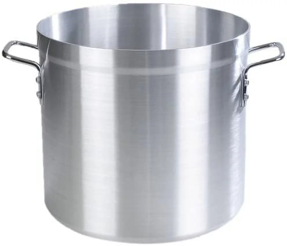 Standard Weight Sauce Pot, Heavy-Duty Sauce Pot, Stainless steel Pots, 60 Qt. Aluminum-Clad Sauce Pot for Preparing Stocks and Soups (Pack of 4)