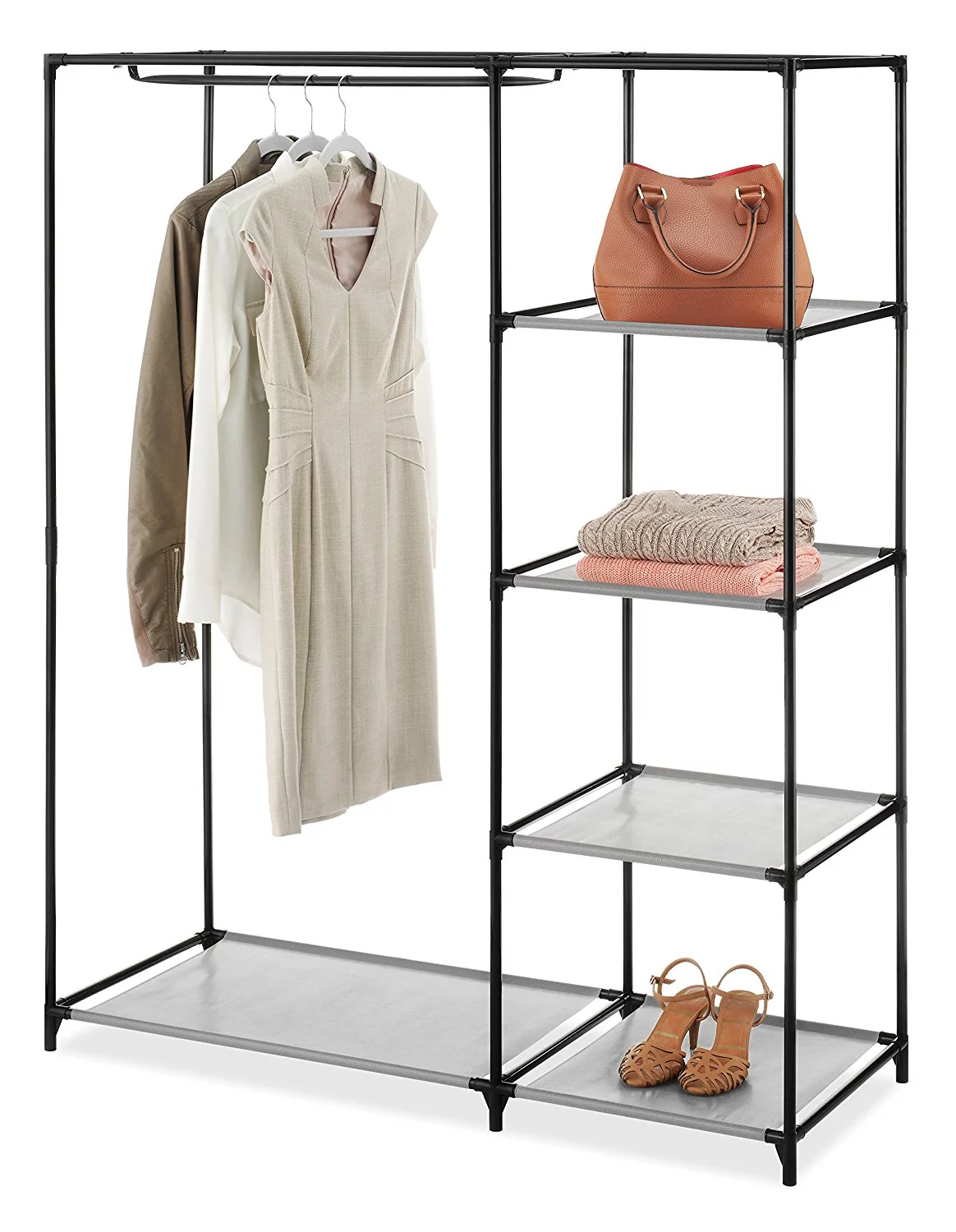 Whitmor, Inc Spacemaker Wardrobe with 5 Shelves