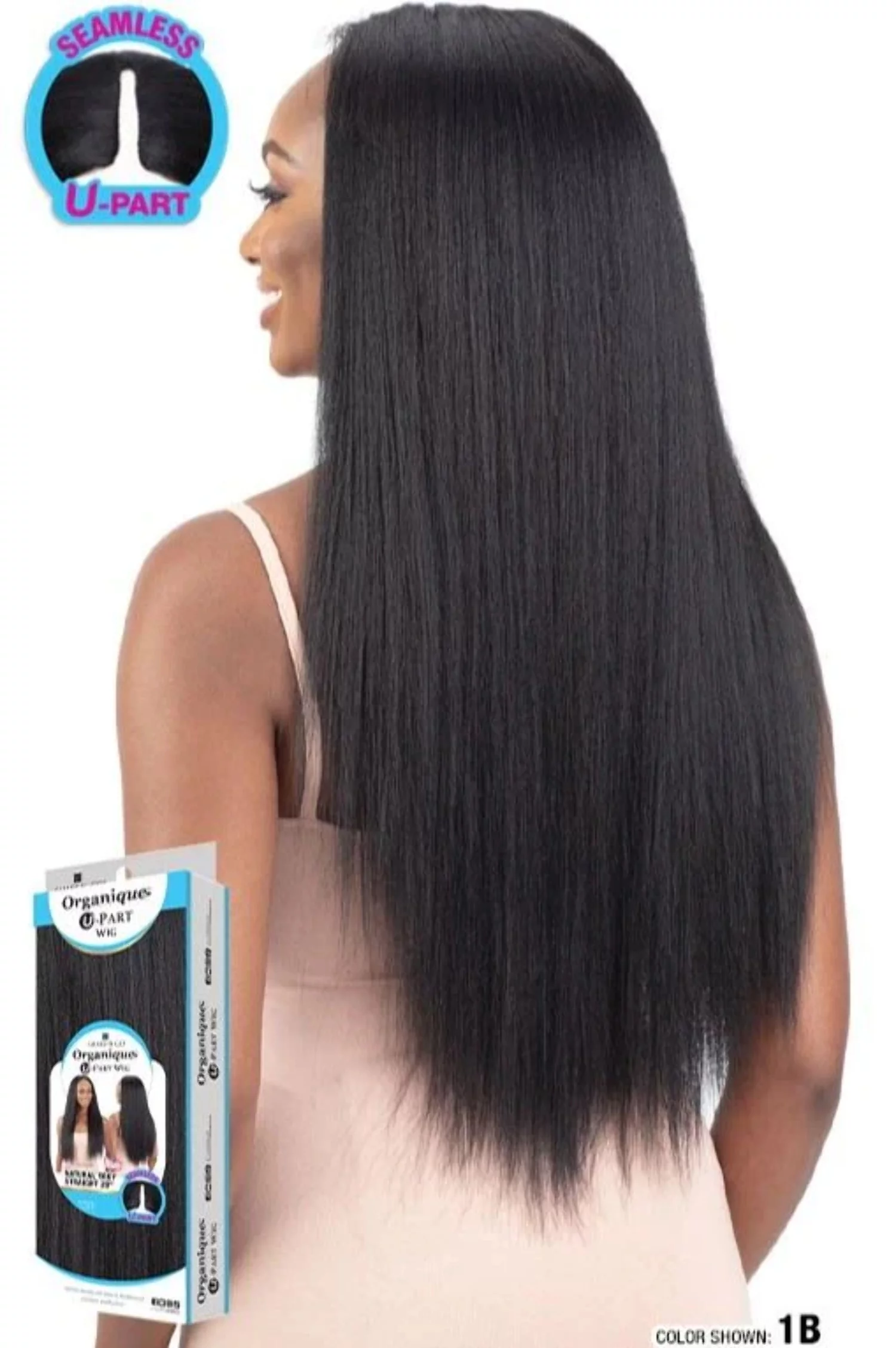 Milky Way Organique Wig U-Part Natural Yaky straight 28