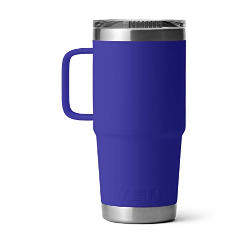 YETI Rambler 20 oz Travel Mug, Stainless Steel, Vacuum Insulated with Stronghold Lid