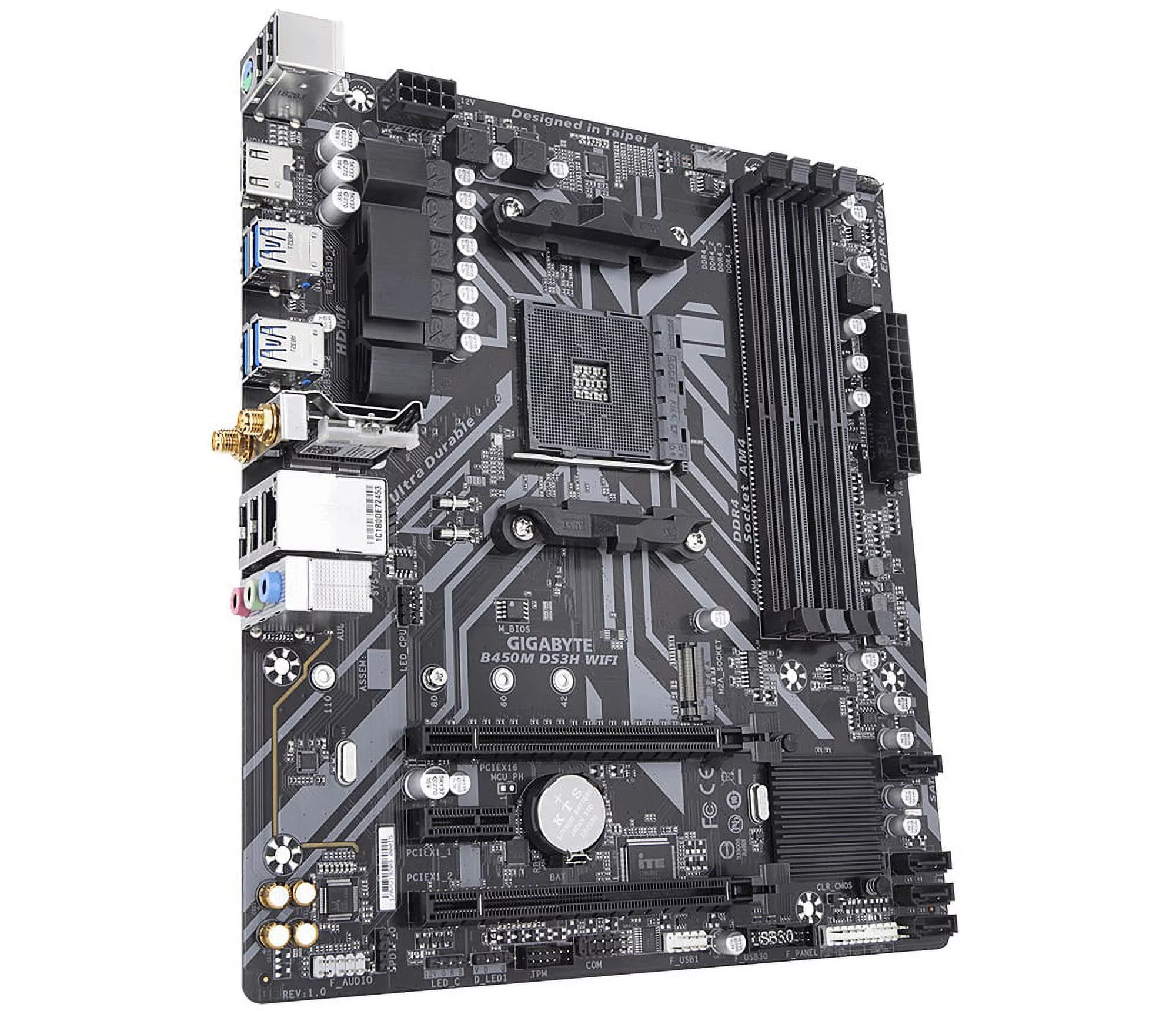 Gigabyte B450M DS3H WIFI-Y1 Desktop Motherboard