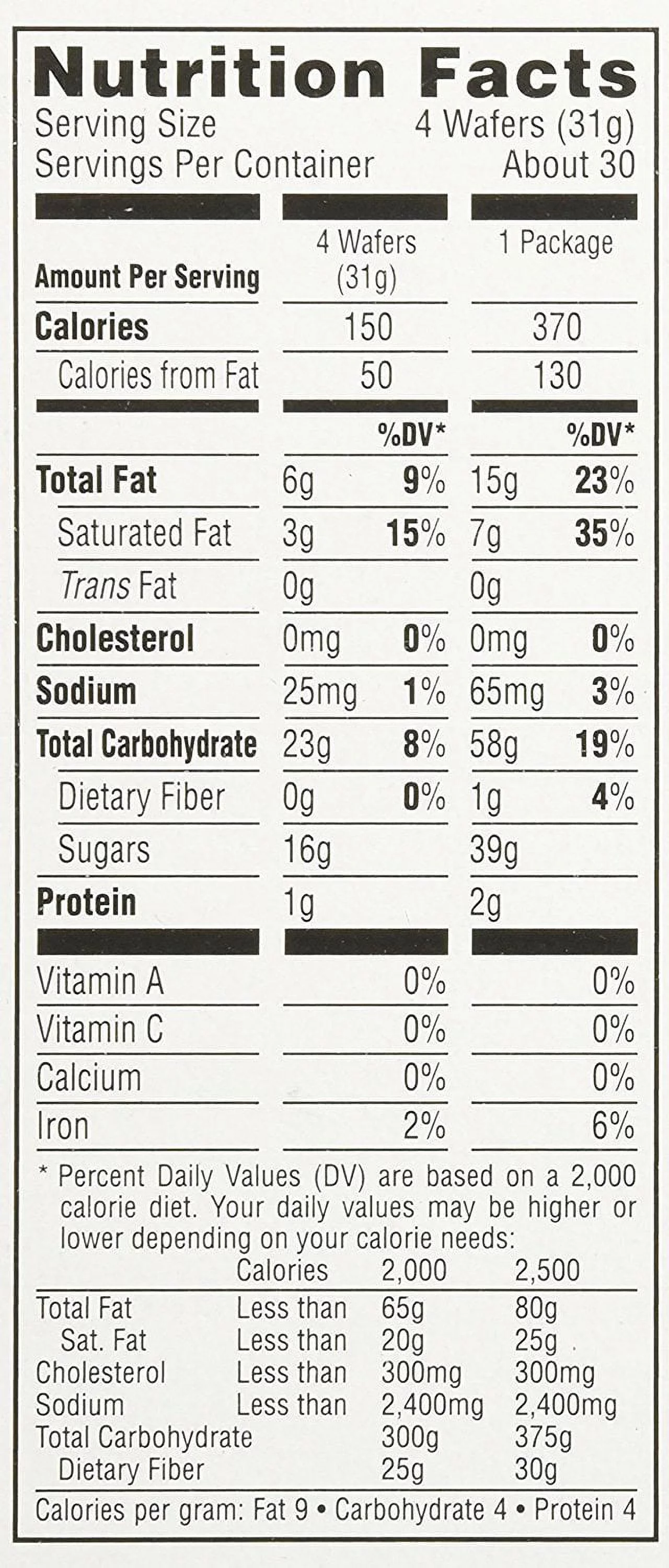 Keebler Sugar Wafers Strawberry 2.75-Ounce Packages (Pack of 12)