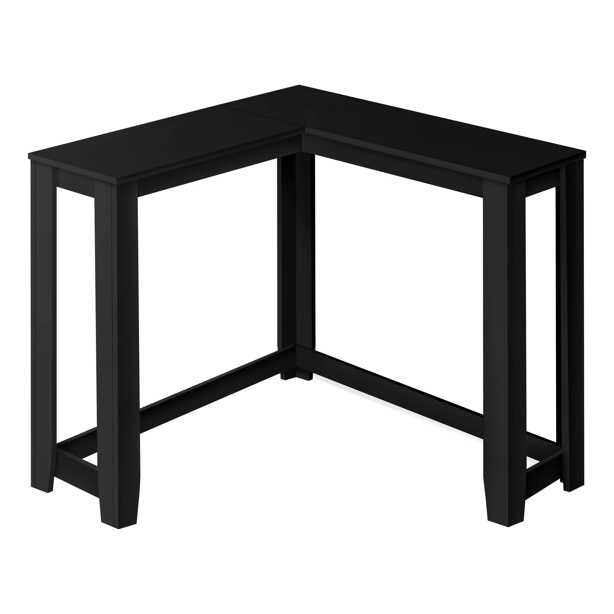 Monarch Specialties Accent Table, Console, Entryway, Narrow, Corner, Bedroom, Black Laminate