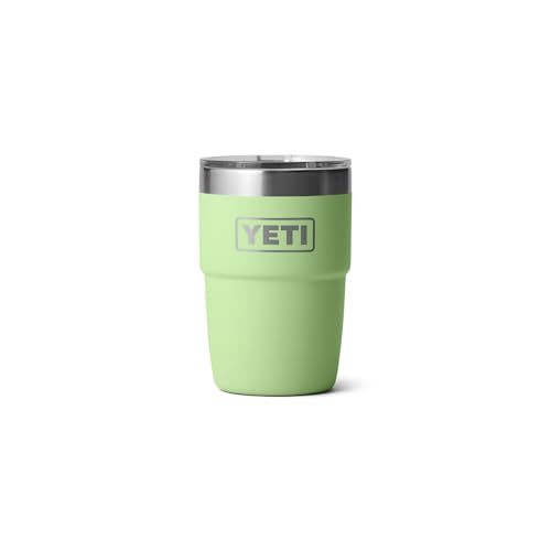 YETI Rambler 8 oz Stackable Cup, Stainless Steel, Vacuum Insulated Espresso Cup with MagSlider Lid
