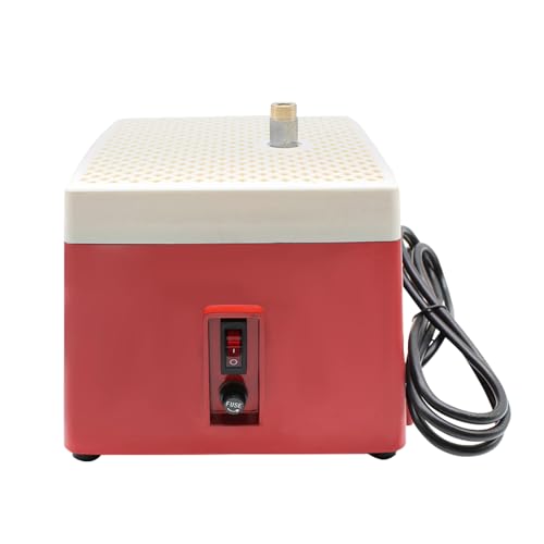 Stained Glass Grinder, 110V 4200r/min Mini Portable Stained Grinder Diamond Glass Art Grinding Tools, Red Automatic Art Grinding Tool With Grinding Wheel & Bit, Art DIY Bench Grinder Machine