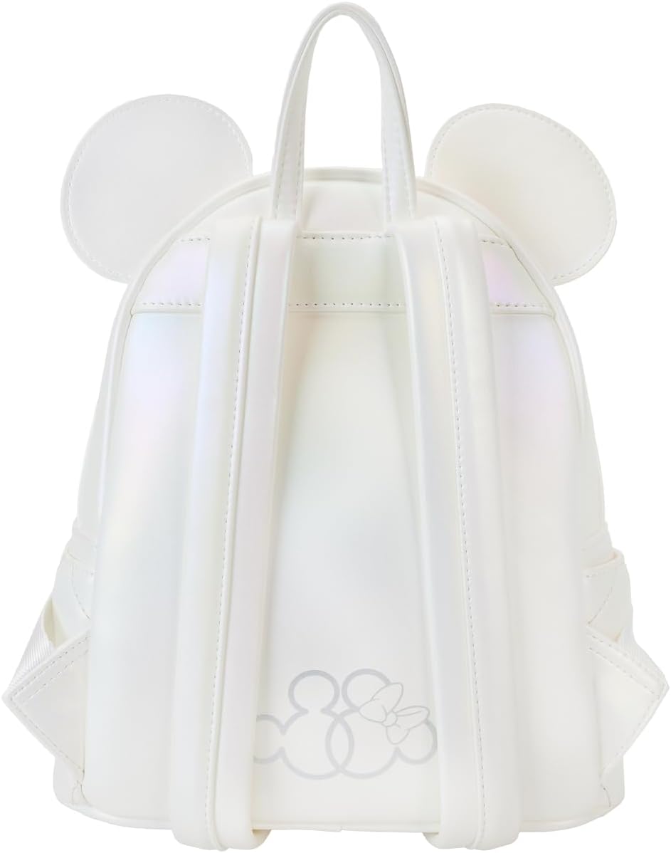 Loungefly Disney Minnie Mouse Iridescent Wedding Mini Backpack