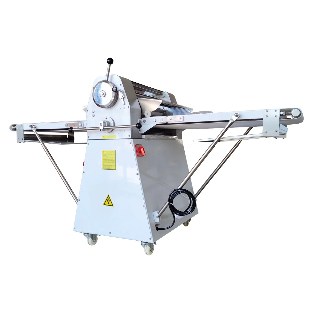 Techtongda Dough Sheeter Dough Roller Machine Fondant Flattener Pizza Pastry Sheeter Bakery Baking Equipment Commercial Use 220V