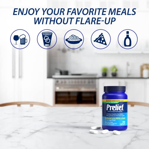 Prelief Acid Reducer Caplets Dietary Supplement, 300 Count.